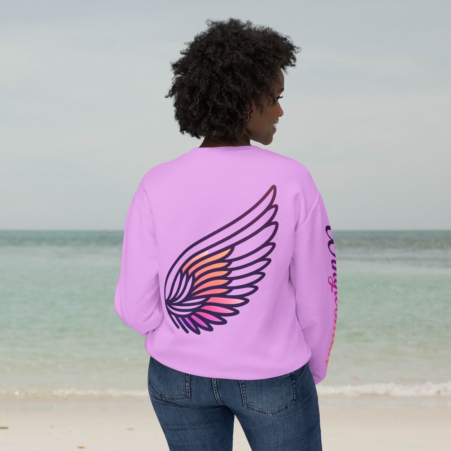 Wingwoman Sweatshirts: Left Wing & Right Wing Collection | RIGHT WING | Lightweight Crewneck | 100% Cotton Fabric | Extra Soft