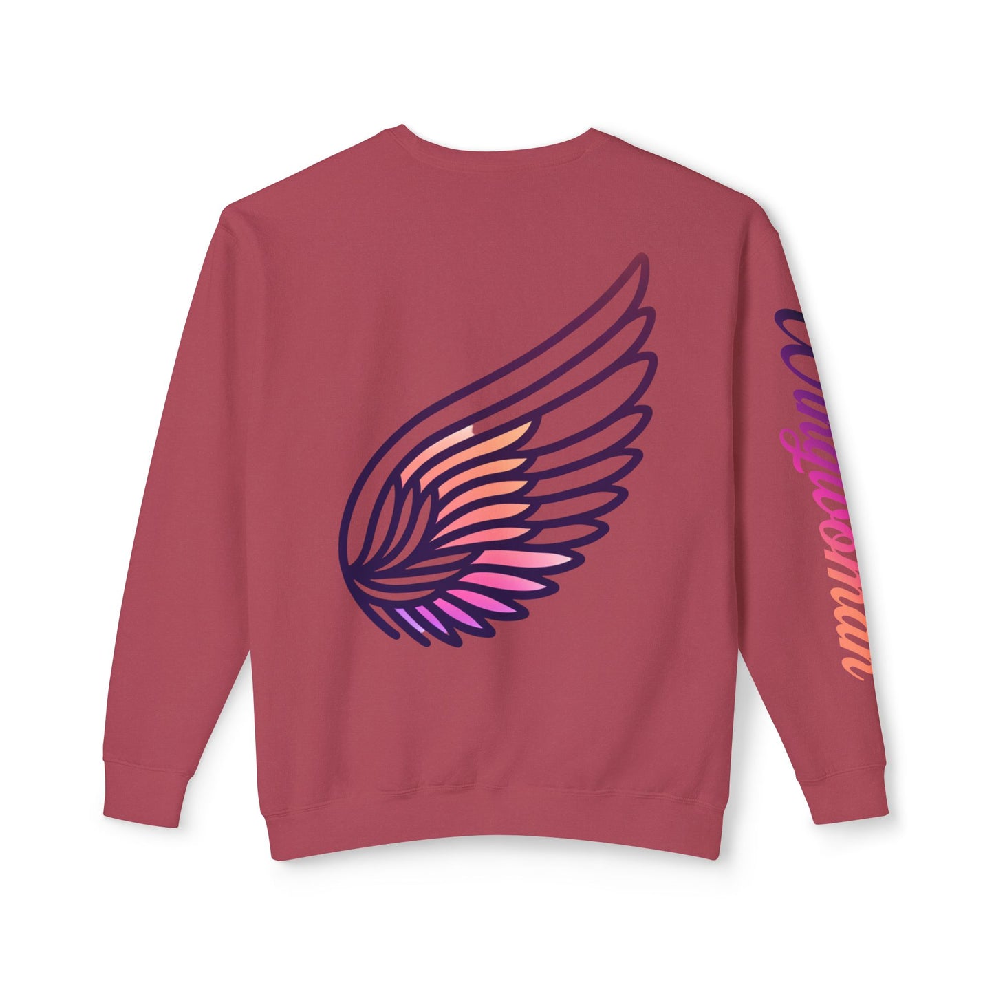 Wingwoman Sweatshirts: Left Wing & Right Wing Collection | RIGHT WING | Lightweight Crewneck | 100% Cotton Fabric | Extra Soft