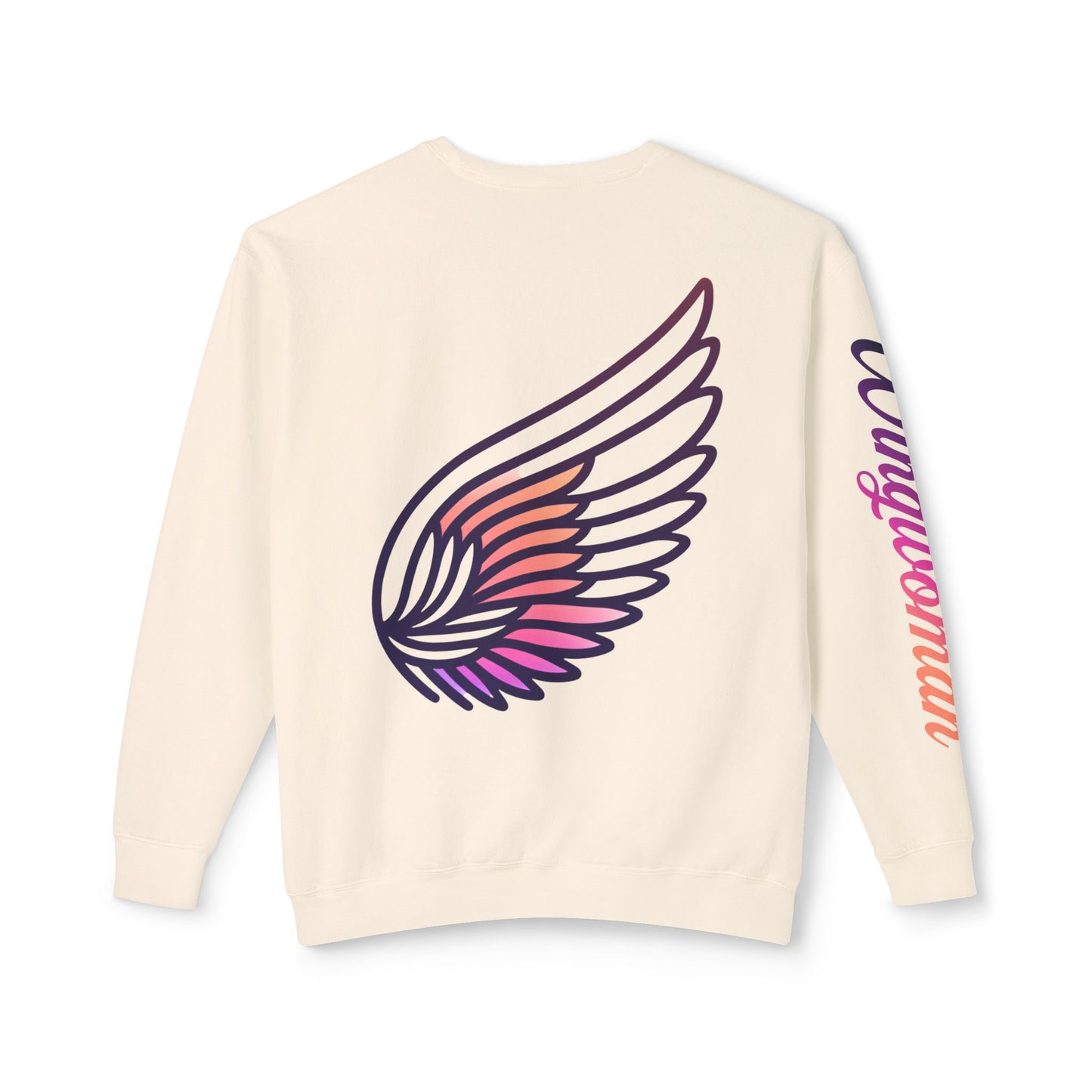 Wingwoman Sweatshirts: Left Wing & Right Wing Collection | RIGHT WING | Lightweight Crewneck | 100% Cotton Fabric | Extra Soft