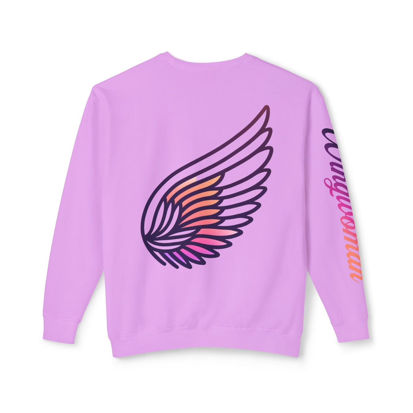 Wingwoman Sweatshirts: Left Wing & Right Wing Collection | RIGHT WING | Lightweight Crewneck | 100% Cotton Fabric | Extra Soft