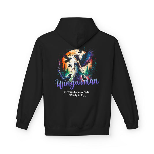 Always by Your Side, Ready to Fly" Hoodie | Wingwoman Collection | Midweight Softstyle Fleece Hoodie